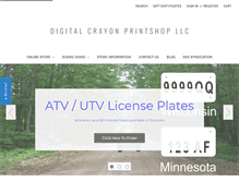 Tablet Screenshot of digitalcrayonprintshop.com